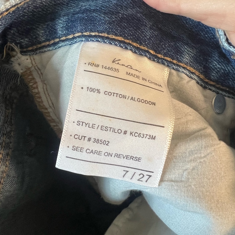 KanCan Cropped Ankle Straight Leg Jeans - Picture 7 of 8